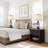 Jahnai Farmhouse Bedside Nightstand Lamp