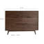 Armoire de rangement en bois massif American