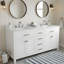 Meuble-lavabo autoportant avec 2 lavabos supérieurs-596845385