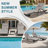 2-Piece Outdoor Wicker Reclining Chaise Lounge Set with Cushions and Curved Armrests-1098941020