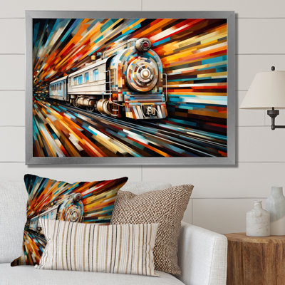 " Abstract Train Geometric Express I "