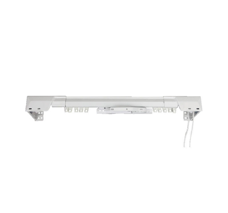 Bembry Steel Adjustable Single Curtain Rod, 48" - 84" W, White