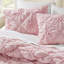 3 pièces d'édredon double / grand, édredon floral texturé, broderie décontractée, douceur nuage, confort toutes saisons, rose lavable à la machine avec respirant et adaptable, nettoyage sans effort-118928642