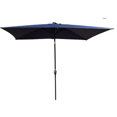 Parasol lumineux à énergie solaire à DEL