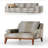 Chason 80'' Upholstered Loveseat-25936730