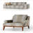 Chason Upholstered 80'' Loveseat-25936730