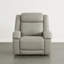 Fauteuil inclinable électrique Mejas en cuir véritable avec port USB-211632649