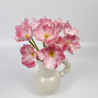 12Pcs Artificial Flowers False Poppy Flowers
