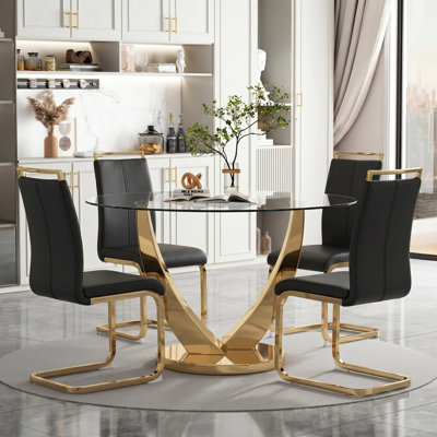 Chaises de salle à manger Modern Glam