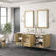 Laurent 72" Double Vanity, Light Natural Oak W/FreePower Wireless Charger-312257054-317726711