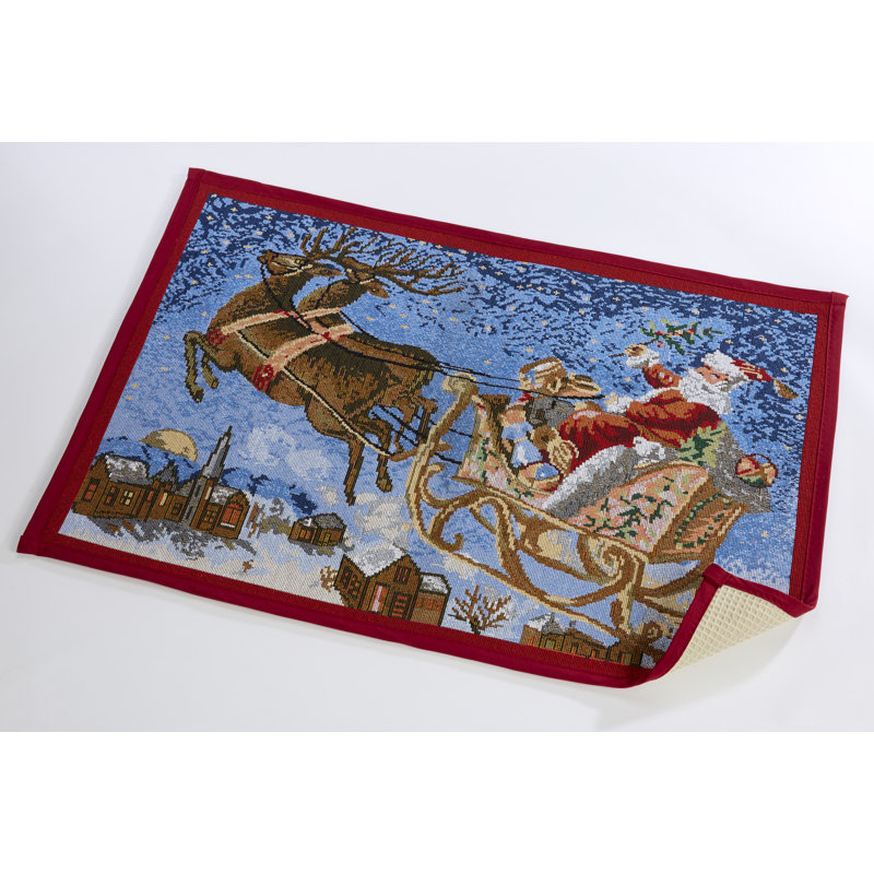 Roy Non-Slip Christmas Indoor Doormat