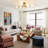 8 - Light Staggered White Glass Globe Modern Linear Semi Flush Mount