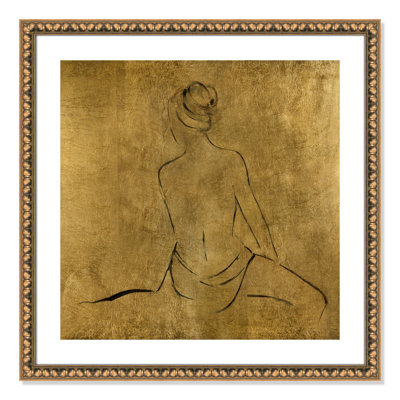 Maia Golden Bather II by Sally Swatland - Painting Print