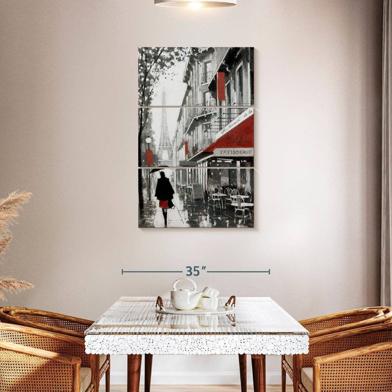 Sireci Rainy Paris I, 45" H x 28" W