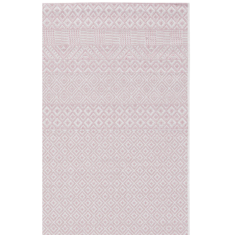 Tapis d'intérieur / extérieur à motif géométrique Althia Performance, Rectangle 2 pi 7 po x 5 pi