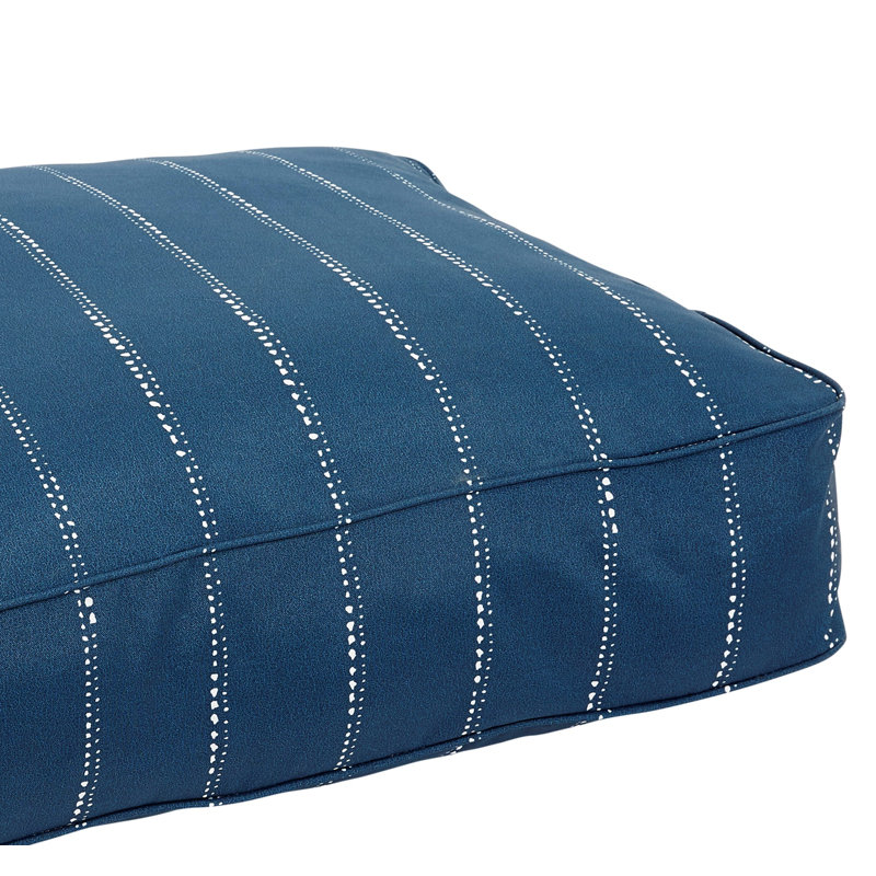 Coussin de sol intérieur / extérieur Mason, Bleu marine