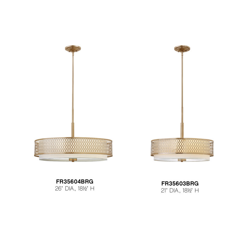 Jules 3 - Light Chandelier, Brushed Nickel, 18.5" H x 21" W x 21" D