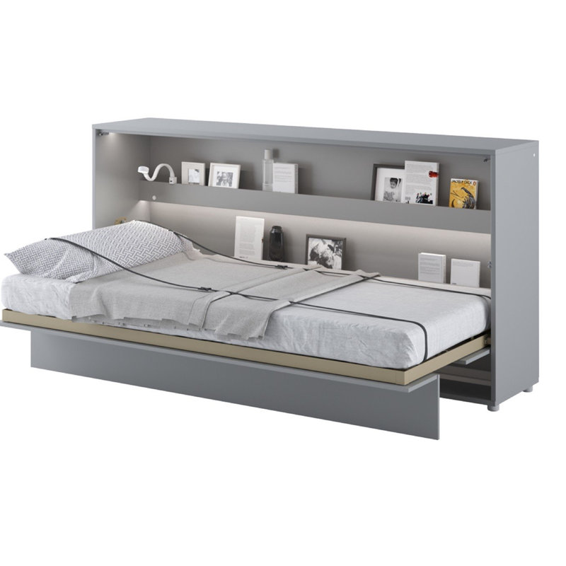 Gunhilda Murphy Bed, Grey