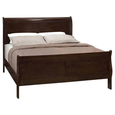Cappuccino Queen Sleigh Bed