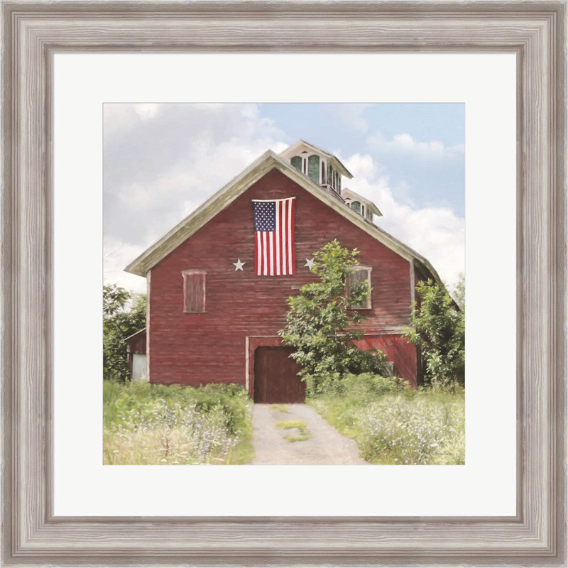 Breath Of Liberty Framed On Paper by Lori Deiter Print