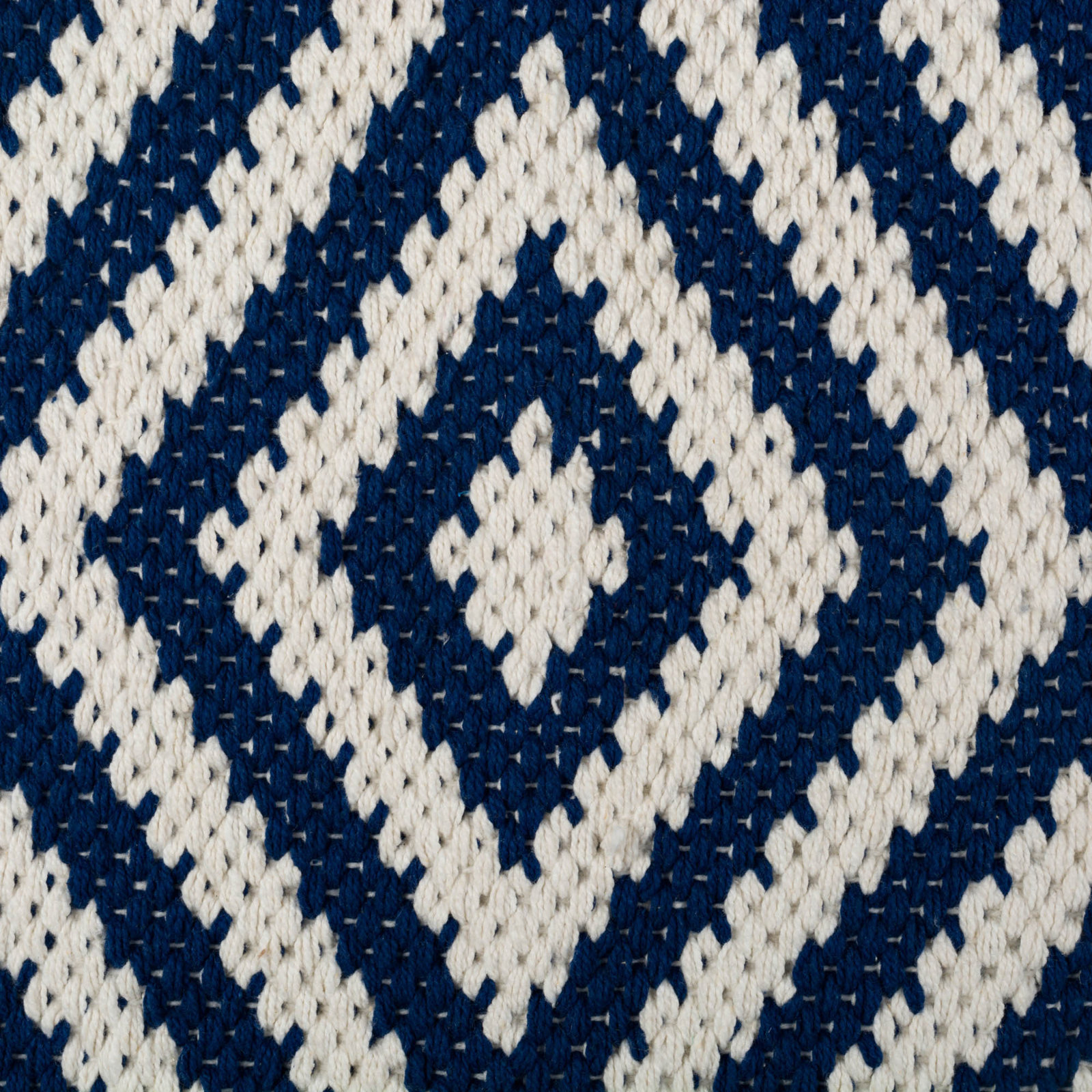 Quentin Doormat, Ivory/Navy