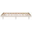 Structure de lit plateforme moderne flottante, fabrication en bois robuste, assemblage facile, aucun sommier tapissier requis, couleur-1123129346-1123129344