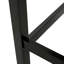 2 tabourets Kd - tissu lisse, base en bois massif, couleur beige, l 17,52 po x P 16,93 po, H 37,73 po, apparence de siège chic, pieds brun foncé, l 17,71 po x P 22,68 po x H 36,76 po