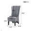 Chaise de salle à manger rembourrée Tall