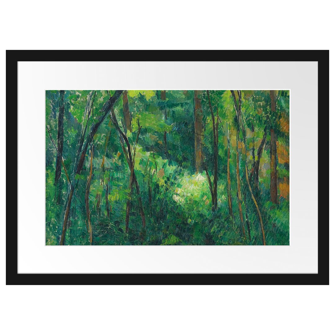 Gerahmter Kunstdruck Inner Life of a Forest von Paul Cezanne