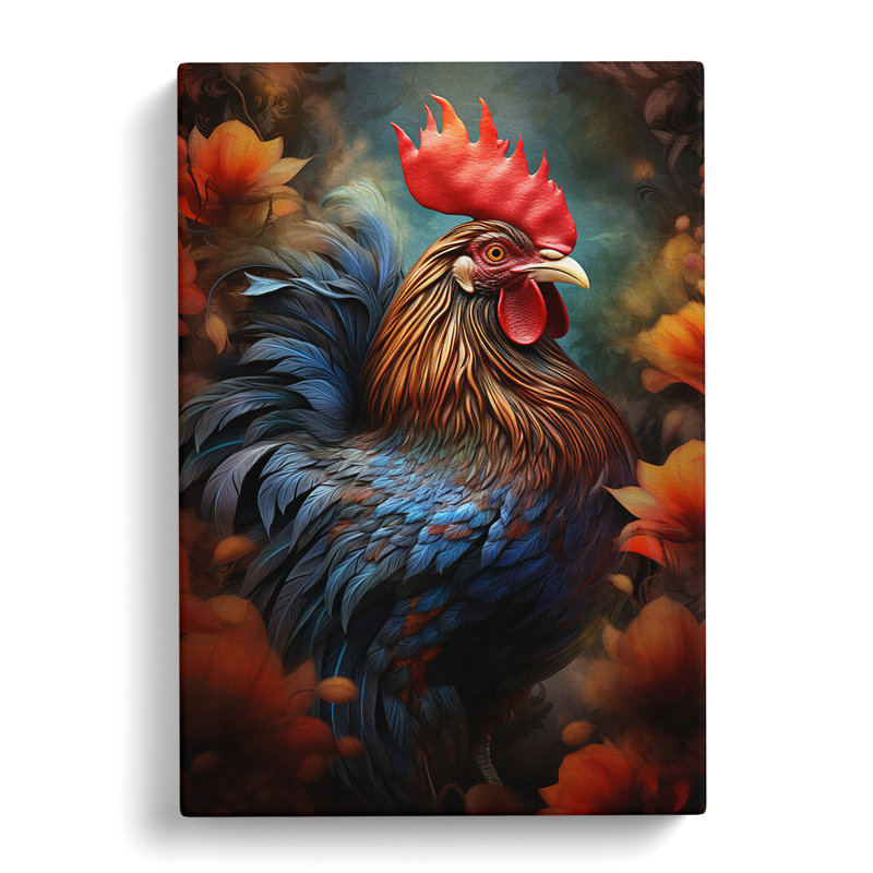 Rooster Digital - No Frame Print, 76cm H x 50cm W x 3cm D