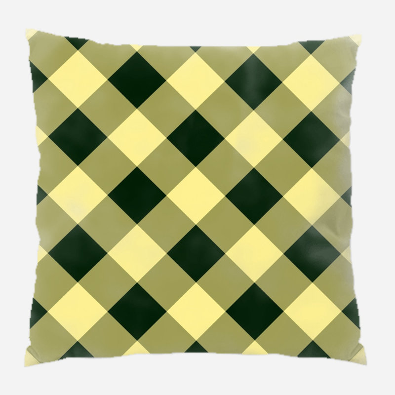 Coussin décoratif transparent, Jaune, Intérieur