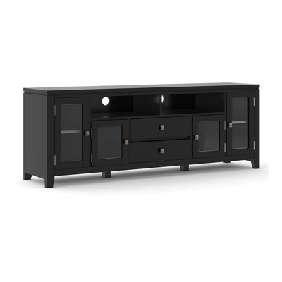 Cosmopolitan - 72" Wide TV Media Stand - Black