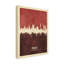 « munich germany horizon red ii », impression sur toile tendue-148411170