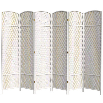 Ardian 82.75'' H Tall Woven Fiber Folding Room Divider