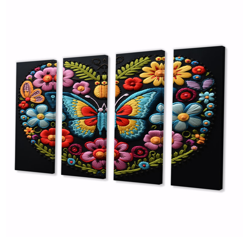 Zayn - Ensemble d'art mural 4 pièces, H 32 po x l 64 po
