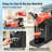 INSE Frozen Drink Maker 8-in-1 Slushie Machine, 48oz Countertop with Self-Cleaning, Makes Slush, Milkshake, Soft Ice Cream & Spiked Slush