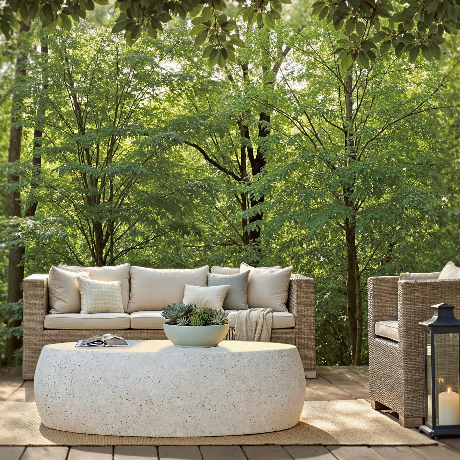 Kinsley Single Coffee Table, Ivory Terrazo