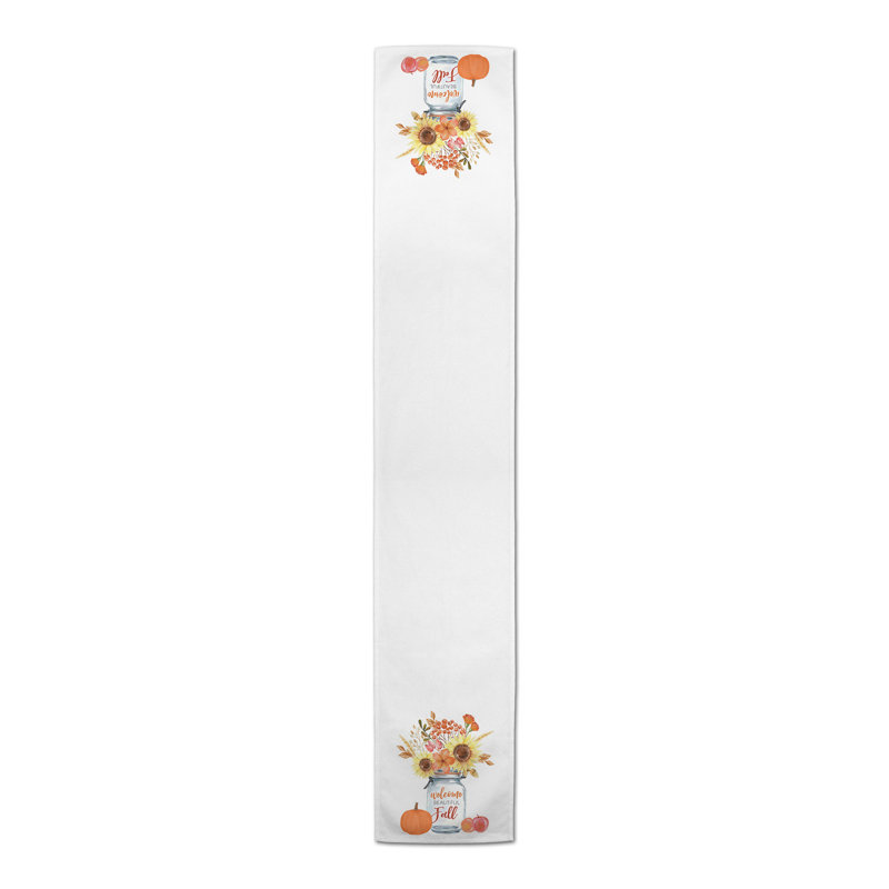 Kalista Welcome Beautiful Fall Table Runner, 72" x 16"