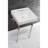 Kingston Brass Edwardian 20-Inch Porcelain Console Sink with Brass Legs (4-Inch, 3-Hole)-50890482