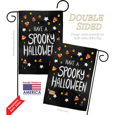 Ensemble de drapeaux en polyester 18,5 po x 13 po Spooky