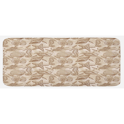Coastal Synthetic Kitchen Mat