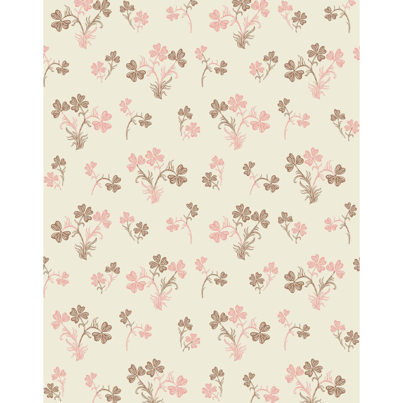 Lucky Wallpaper | Traditional / Roll - 27" x 30', Parchment