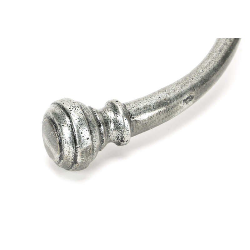 Hat Coat Hook Steel Wall Hook, 19.7cm H x 5.2cm W x 10.8cm D, Pewter Patina