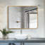 Flat Aluminum Framed Rectangle Wall Accent Mirror-422856313-422856314