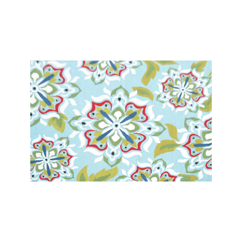 Floral Indoor Rug, Rectangle 5' x 8'