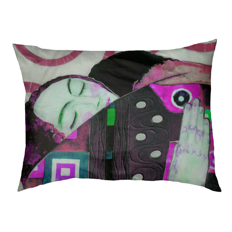 Coussin Carlile, Petit (L 29,5 po x l 19,5 po), Rose
