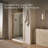 RELY 3/8 SHOWER DOOR 77X48 HDL,SN