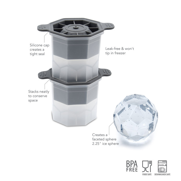 Tovolo - Clear Sphere Ice Mold S/4
