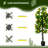 135cm Faux Lemon Tree in Pot