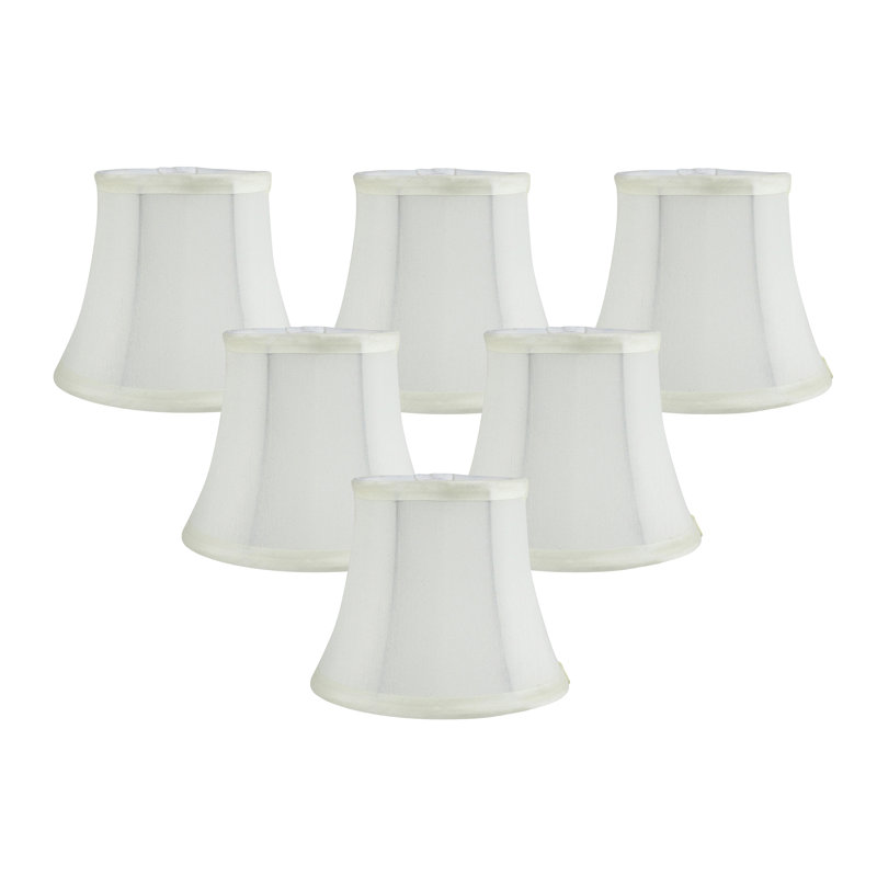 Abat-jour lustre Everly Quinn, Coquille d'œuf, H 4 po x l 6 po x P 5 po